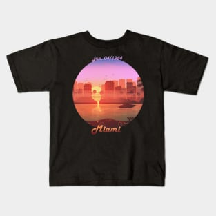 Miami JUN.1984 Kids T-Shirt